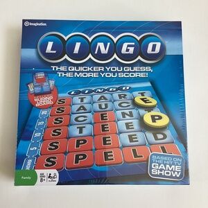 Imagination LINGO BOARD GAME Popular TV Show Family Word Fun NEW & SEALED